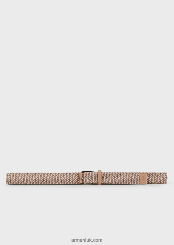 Woven Fabric Belt Men VP6Z82003 Armani