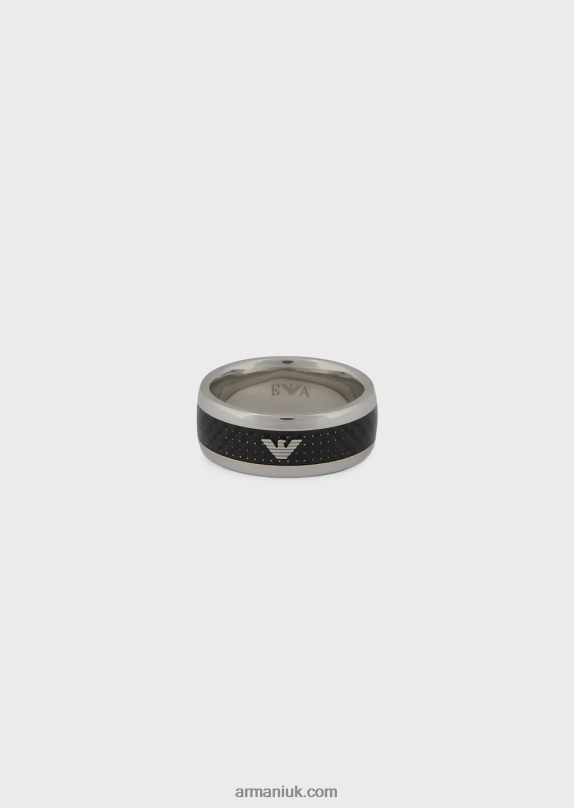 Stainless Steel Ring Men VP6Z82112 Armani
