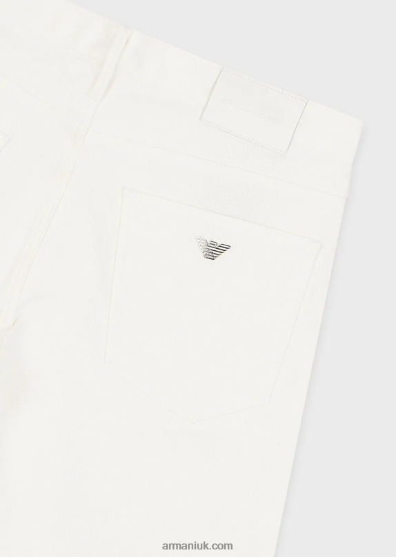 J06 Slim-Fit Stretch Twill Jeans Men VP6Z81193 Armani White