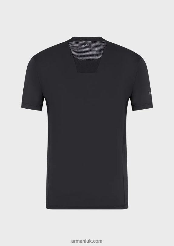 Dynamic Athlete T-Shirt In Vigor7 Technical Fabric Men VP6Z81748 Armani White