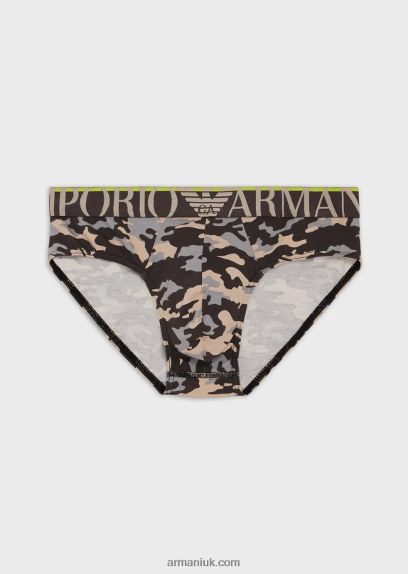 Briefs With Camouflage Pattern Men VP6Z81797 Armani