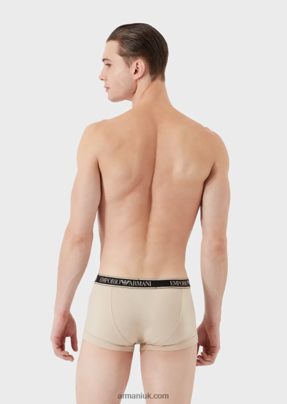 Three-Pack Of Boxer Briefs With Core Logo Waistband Men VP6Z81759 Armani Black