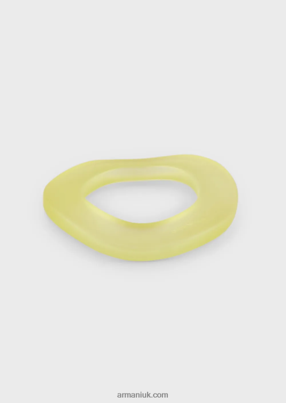 Corrugated Plexiglass Bangle Women VP6Z8814 Armani