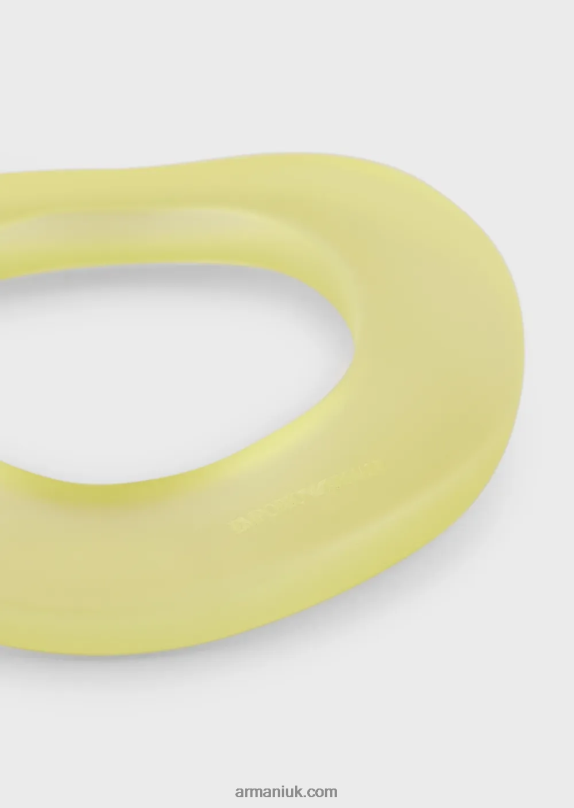 Corrugated Plexiglass Bangle Women VP6Z8814 Armani
