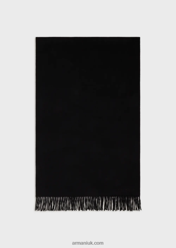 Casentino Cashmere Scarf Women VP6Z8876 Armani Black