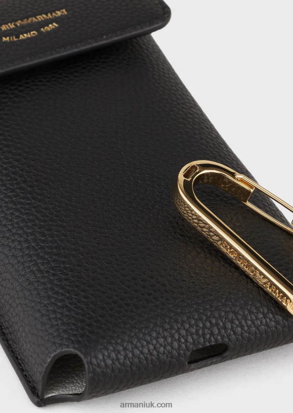 Deer-Print Myea Phone Case Women VP6Z8882 Armani Black