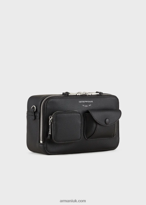 Deer-Print Myea Camera Case With Shoulder Strap Women VP6Z8617 Armani Black