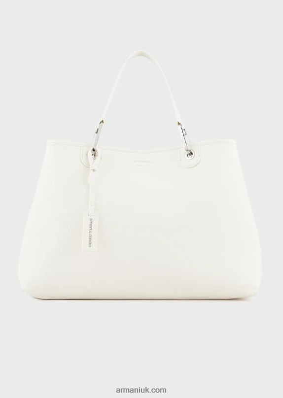 Large Myea Shopper Bag With Deer Print Women VP6Z8689 Armani Two-Tone