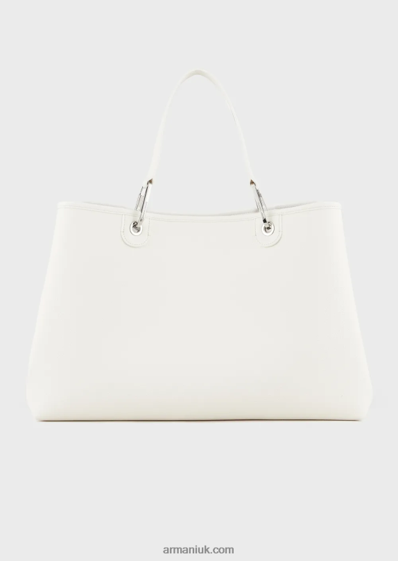 Large Myea Shopper Bag With Deer Print Women VP6Z8689 Armani Two-Tone