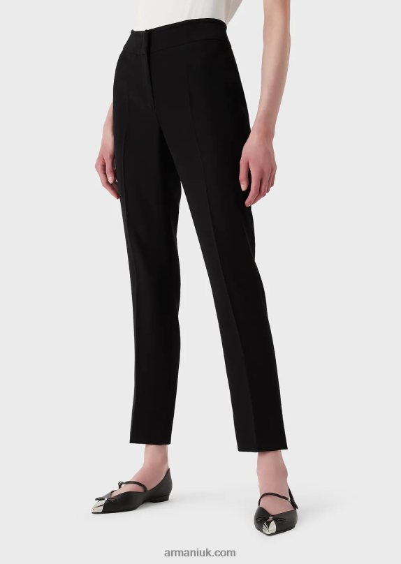 Technical Cady Flared 7/8 Trousers Women VP6Z8315 Armani Black