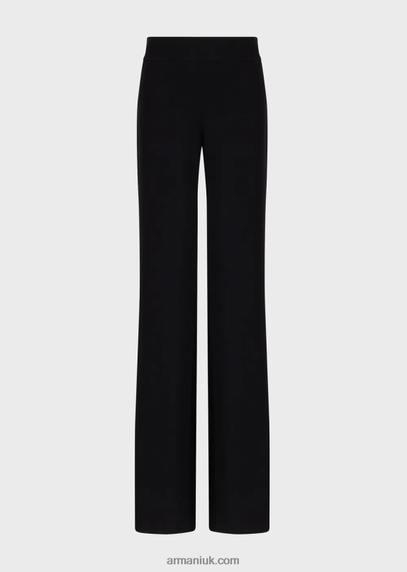 Techno Cady Palazzo Trousers Women VP6Z8305 Armani Black