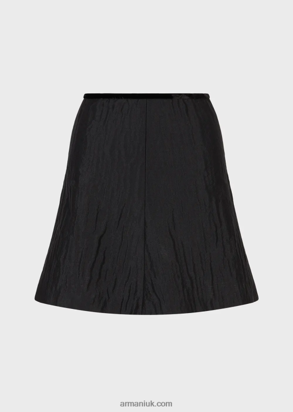 Froisse Flared Skirt Women VP6Z8333 Armani Black