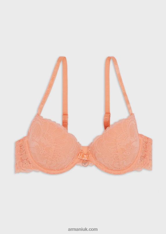 Eternal Lace Recycled Lace Push-Up Bra Women VP6Z8159 Armani Pink